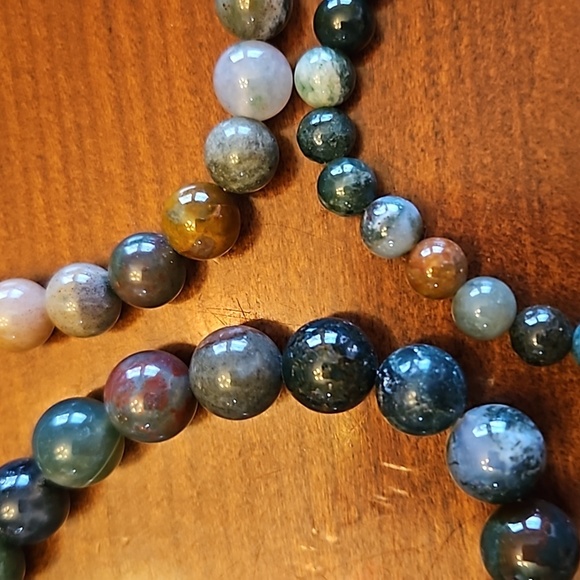 Indian Agate Beaded Layering Bracelets - Picture 5 of 6